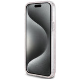 Guess IML GCube MagSafe-hylster til iPhone 15 / 14 / 13 - pink