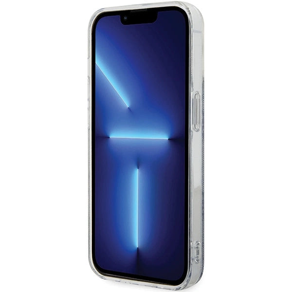 Guess IML 4G MagSafe-fodral til iPhone 15 Pro Max - blå