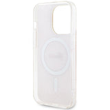 Guess IML 4G MagSafe-fodral til iPhone 15 Pro Max - pink