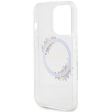 Gæt IML Flowers Wreatch MagSafe iPhone 15 Pro Max Case - klar