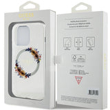 Gæt IML Flowers Wreatch MagSafe iPhone 15 Pro Max Case - klar