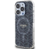 Guess IML GCube MagSafe-hylster til iPhone 15 Pro Max - sort