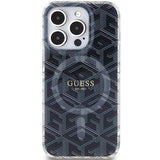 Guess IML GCube MagSafe-hylster til iPhone 15 Pro Max - sort