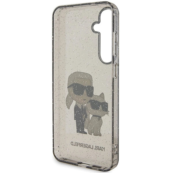 Karl Lagerfeld KLHCS24MHNKCTGK S24+ S926 black/black hardcase Glitter Karl&Choupette