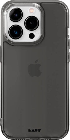 LAUT Crystal Matter X-foder med MagSafe til iPhone 15 Pro Max - gennemsigtig og sort