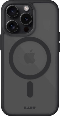 LAUT Huex Protect med MagSafe til iPhone 15 Pro Max - sort
