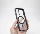 LAUT Huex Protect med MagSafe til iPhone 14 Plus / 15 Plus - sort
