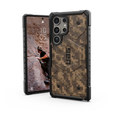 UAG Pathfinder Magnet SE-hylster til Samsung Galaxy S24 Ultra med magnetisk modul - brun camouflage