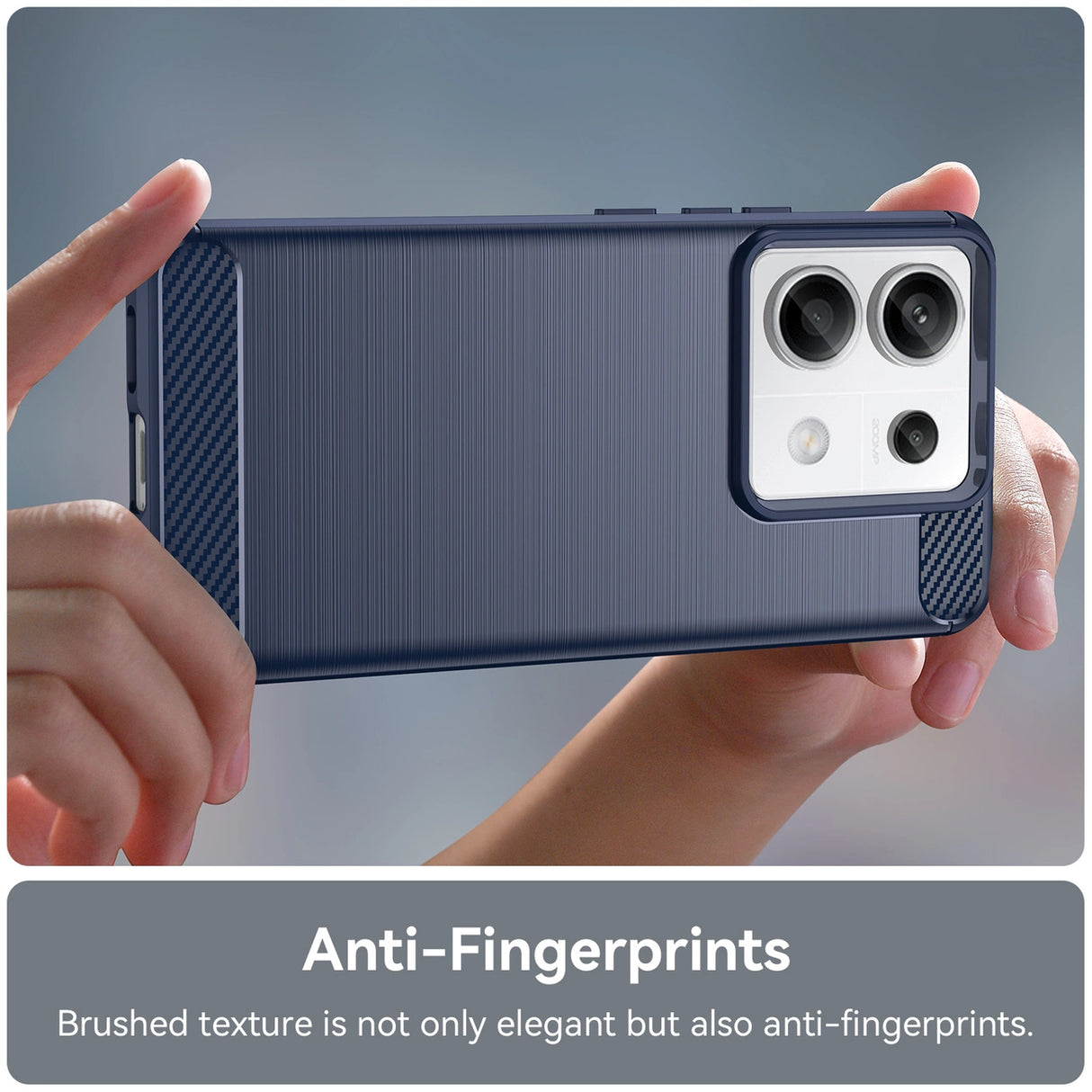 Carbon Case til Xiaomi Redmi Note 13 5G - blå