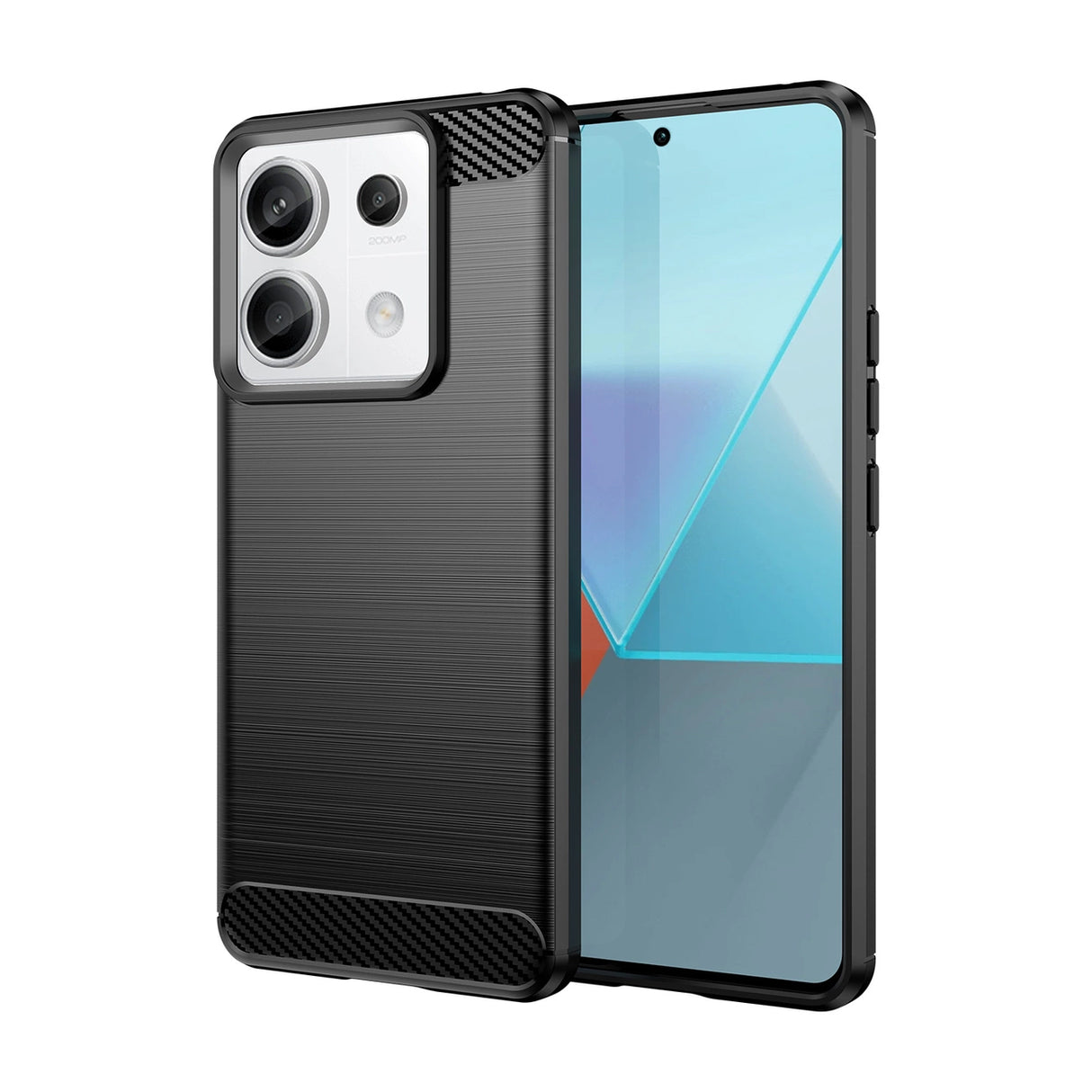 Carbon Case til Xiaomi Redmi Note 13 5G - sort