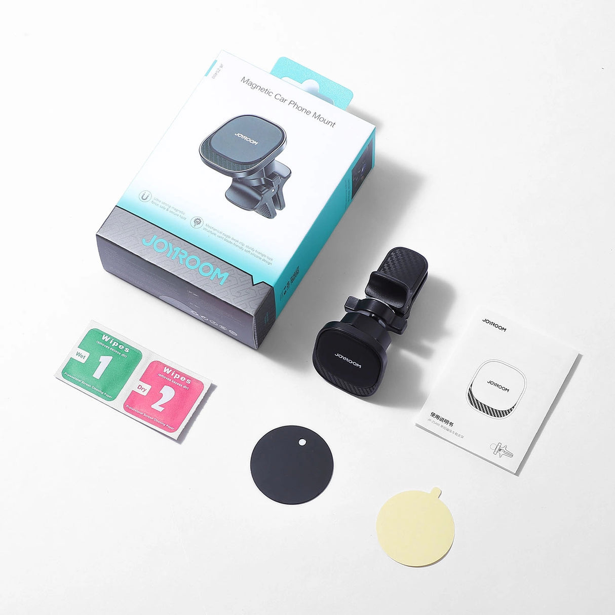 Joyroom JR-ZS400 magnetisk biltelefonholder til luftventil - sort