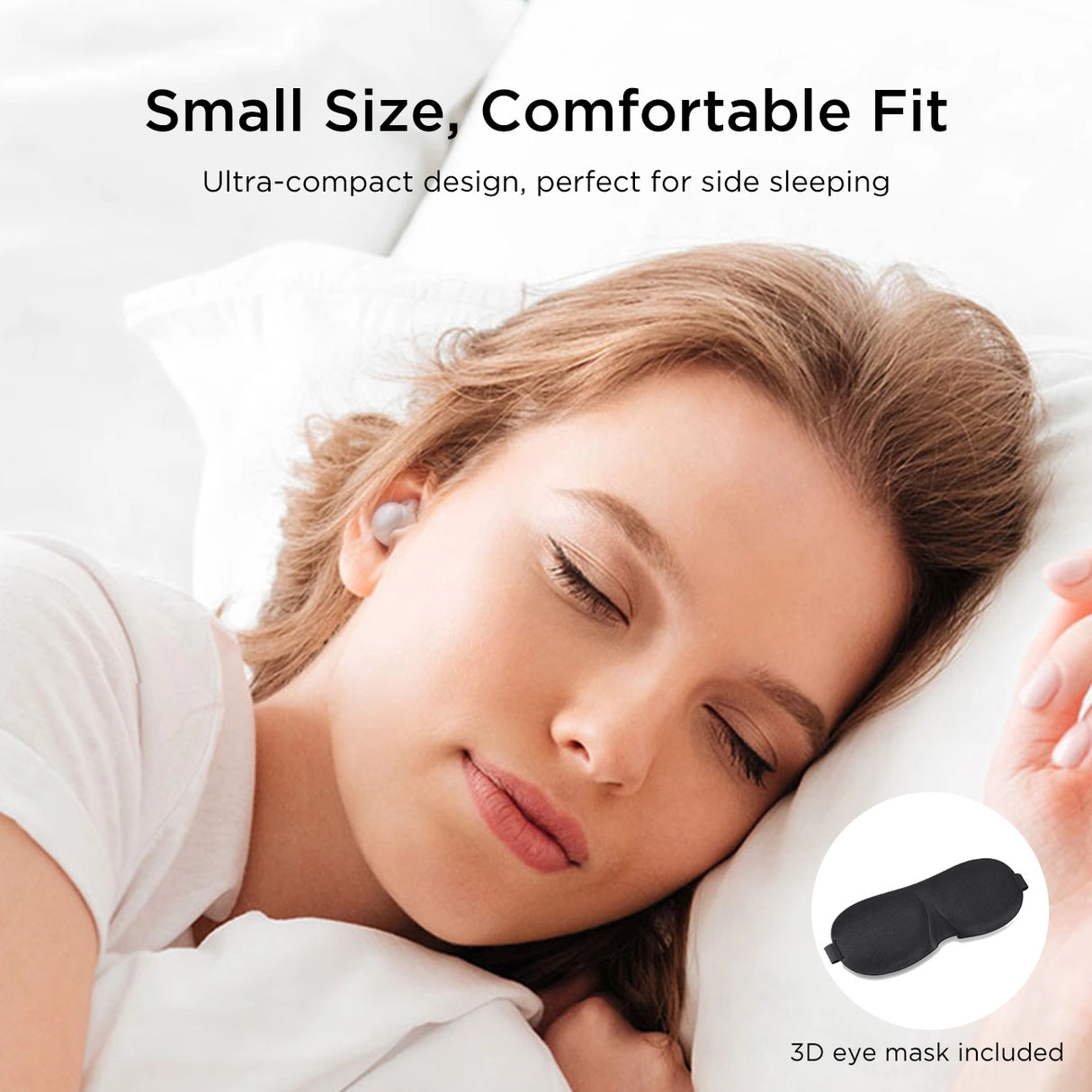 TWS Joyroom JR-TS2 Cozydots Series trådløse hovedtelefoner med aktiv støjreduktion, Bluetooth 5.3 - hvid