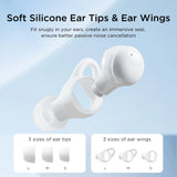 TWS Joyroom JR-TS2 Cozydots Series trådløse hovedtelefoner med aktiv støjreduktion, Bluetooth 5.3 - hvid