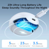 TWS Joyroom JR-TS2 Cozydots Series trådløse hovedtelefoner med aktiv støjreduktion, Bluetooth 5.3 - hvid