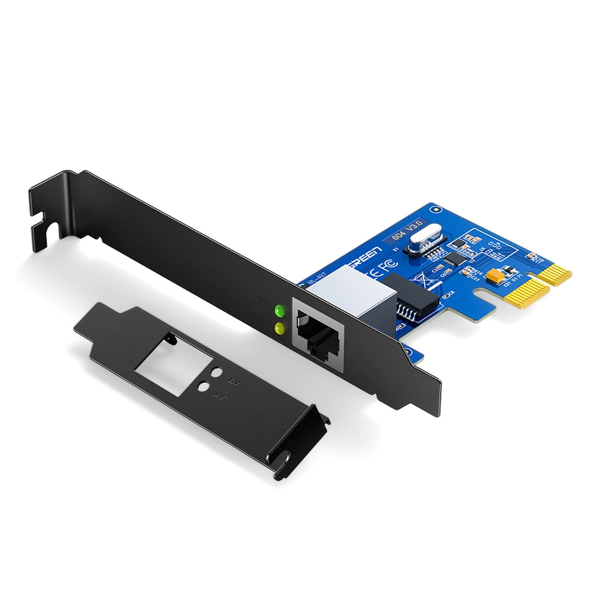 Ugreen US230 Gigabit 10/100/1000Mbps PCI-E netværkskort - sort