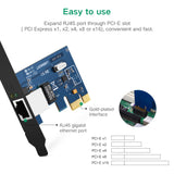Ugreen US230 Gigabit 10/100/1000Mbps PCI-E netværkskort - sort