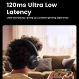 Ugreen HP202 HiTune Max5 on-ear trådløse hovedtelefoner med hybrid ANC støjreduktion - sort