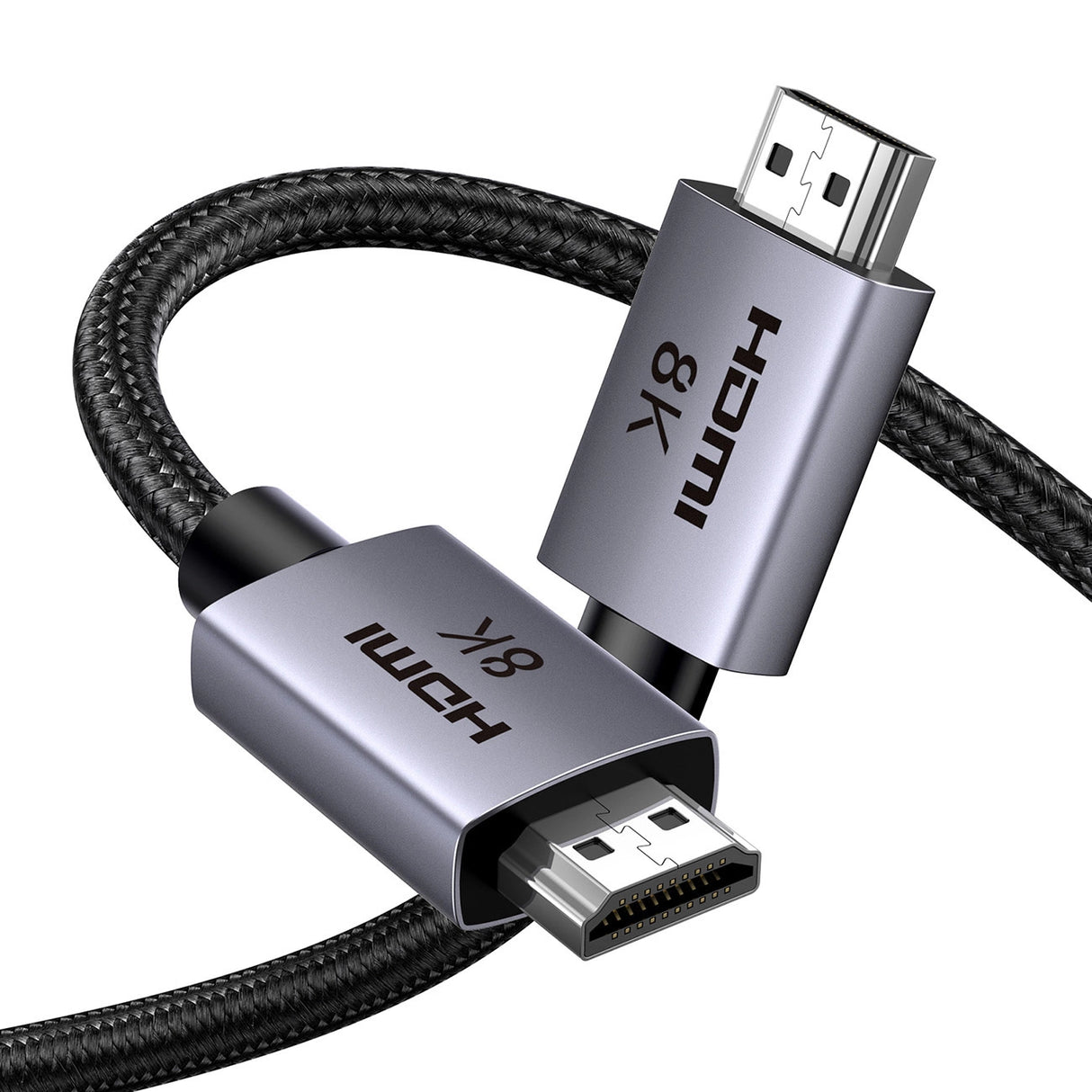 Ugreen HD171 25911 kabel med HDMI 2.1 8K-kontakter certificeret 3 m - grå