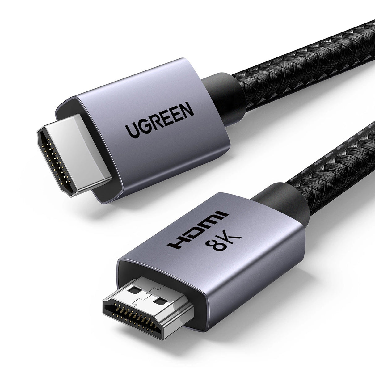 Ugreen HD171 25911 kabel med HDMI 2.1 8K-kontakter certificeret 3 m - grå