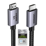 Ugreen HD171 25911 kabel med HDMI 2.1 8K-kontakter certificeret 3 m - grå