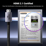 Ugreen HD171 25911 kabel med HDMI 2.1 8K-kontakter certificeret 3 m - grå