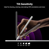 Ugreen LP653 stylus med trådløs opladning til iPad tabletter - hvid