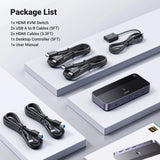 Ugreen CM664 HDMI switch 2in1 KVM switch - sort