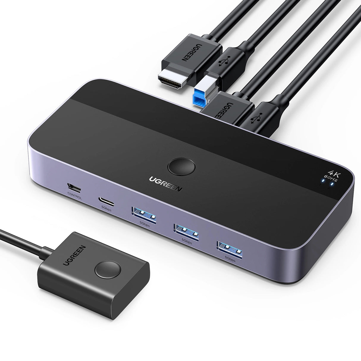 Ugreen CM664 HDMI switch 2in1 KVM switch - sort