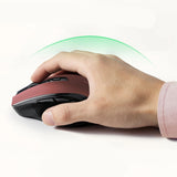 Ugreen MU006 trådløs optisk mus USB 2.4GHz / Bluetooth 5.0 4000 DPI - rød
