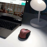 Ugreen MU006 trådløs optisk mus USB 2.4GHz / Bluetooth 5.0 4000 DPI - rød