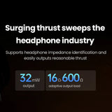Ugreen CM545 DAC hovedtelefonforstærker fra USB-C til 3,5 mm mini jack - sort