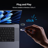 Ugreen CM648 USB-C til RJ45 Ethernet 2.5G adapter - grå