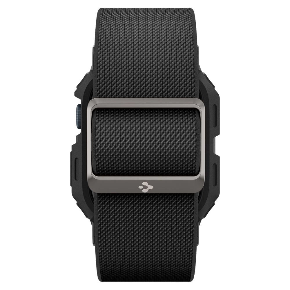Spigen Lite Fit Pro Case med rem til Apple Watch 4 / 5 / 6 / 7 / 8 / 9 / SE (44 / 45 mm) - Matte sort