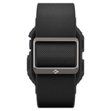 Spigen Lite Fit Pro Case med rem til Apple Watch 4 / 5 / 6 / 7 / 8 / 9 / SE (44 / 45 mm) - Matte sort