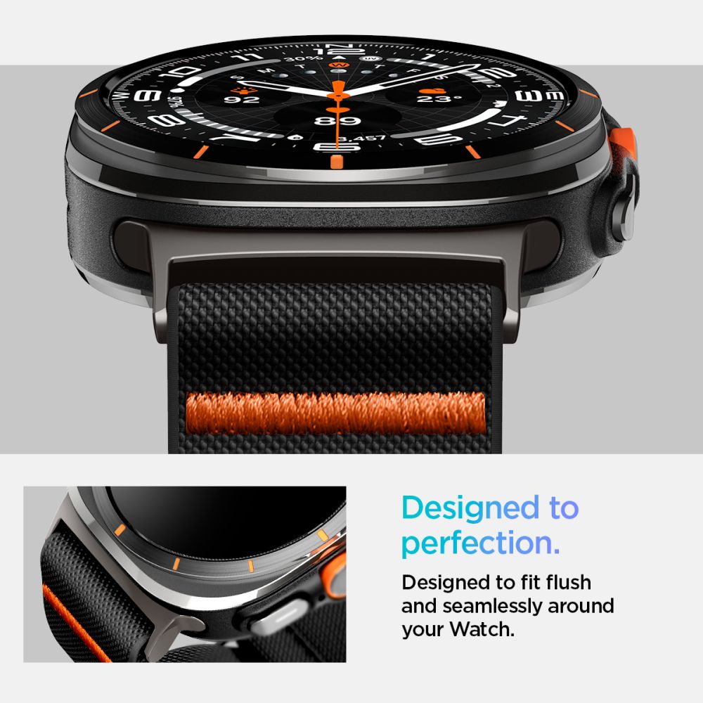 Spigen Fit Lite Samsung Galaxy Watch Ultra 1/2 2024 2026 (47 Mm) Sort