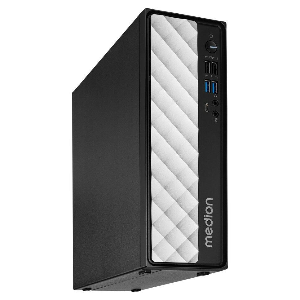 MEDION T80 MINI PC Intel® Core™ i5 i5-12450H 16 GB DDR4-SDRAM 512 GB SSD Sort, Grå