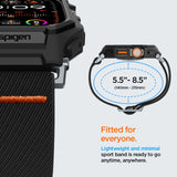 Spigen Lite Fit Pro Case med rem til Apple Watch Ultra 1 / 2 (49mm) - Matte sort