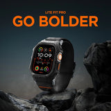 Spigen Lite Fit Pro Case med rem til Apple Watch Ultra 1 / 2 (49mm) - Matte sort
