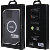 Audi IML Big Logo MagSafe-hylster til iPhone 13 Pro Max - sort