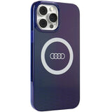 Audi IML Big Logo MagSafe-hylster til iPhone 13 Pro Max - blå