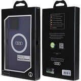 Audi IML Big Logo MagSafe-hylster til iPhone 13 Pro Max - blå