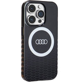 Audi IML Big Logo MagSafe-hylster til iPhone 14 Pro - sort