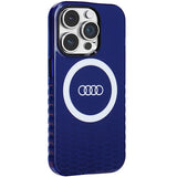 Audi IML Big Logo MagSafe-hylster til iPhone 14 Pro - blå