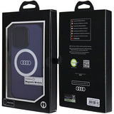 Audi IML Big Logo MagSafe-hylster til iPhone 14 Pro - blå