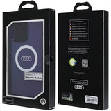 Audi IML Big Logo MagSafe-hylster til iPhone 14 Pro Max - blå