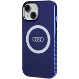 Audi IML Big Logo MagSafe-hylster til iPhone 15 / 14 / 13 - blå