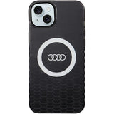 Audi IML Big Logo MagSafe-hylster til iPhone 15 Plus / 14 Plus - sort