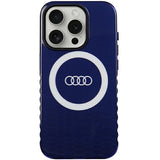 Audi IML Big Logo MagSafe-hylster til iPhone 15 Pro - blå