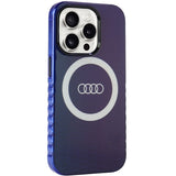 Audi IML Big Logo MagSafe-hylster til iPhone 15 Pro - blå