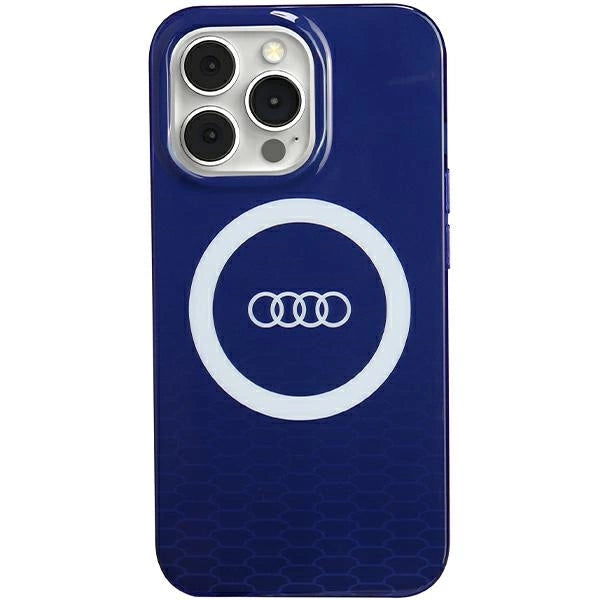 Audi IML Big Logo MagSafe-hylster til iPhone 13 Pro / 13 - blå